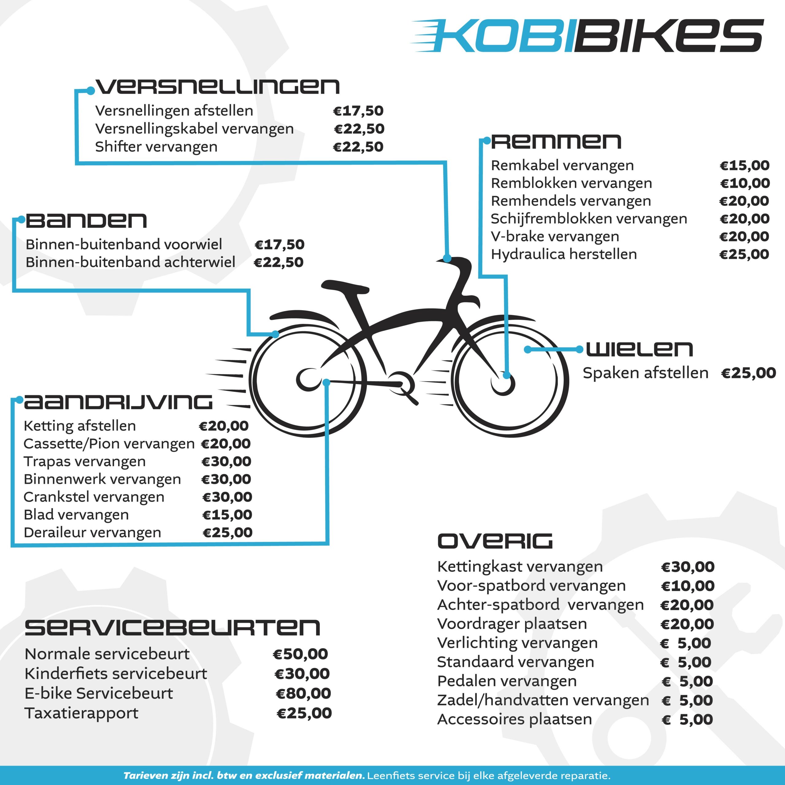 Recreatie investering Knipperen Reparatie & Onderhoud - Kobi Bikes